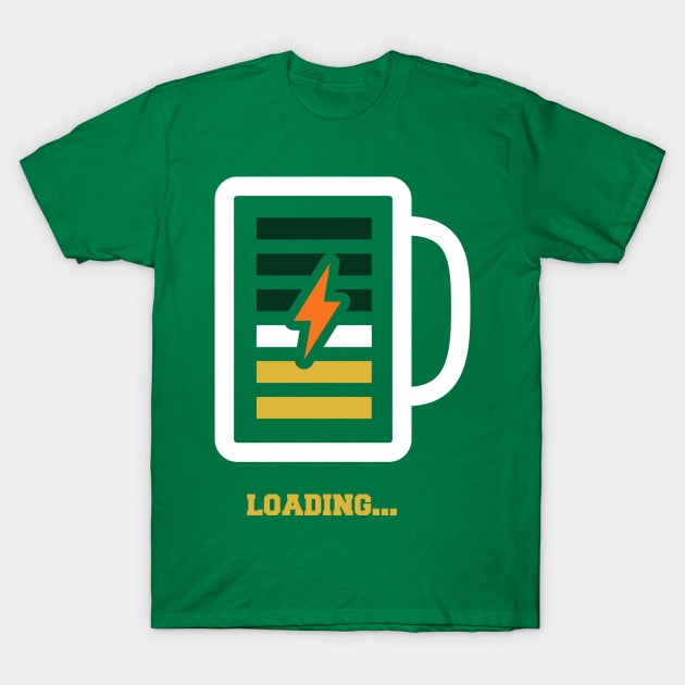 Loading Beer Progress Bar Shirt Please Wait Getting Drunk T-Shirt by vo_maria